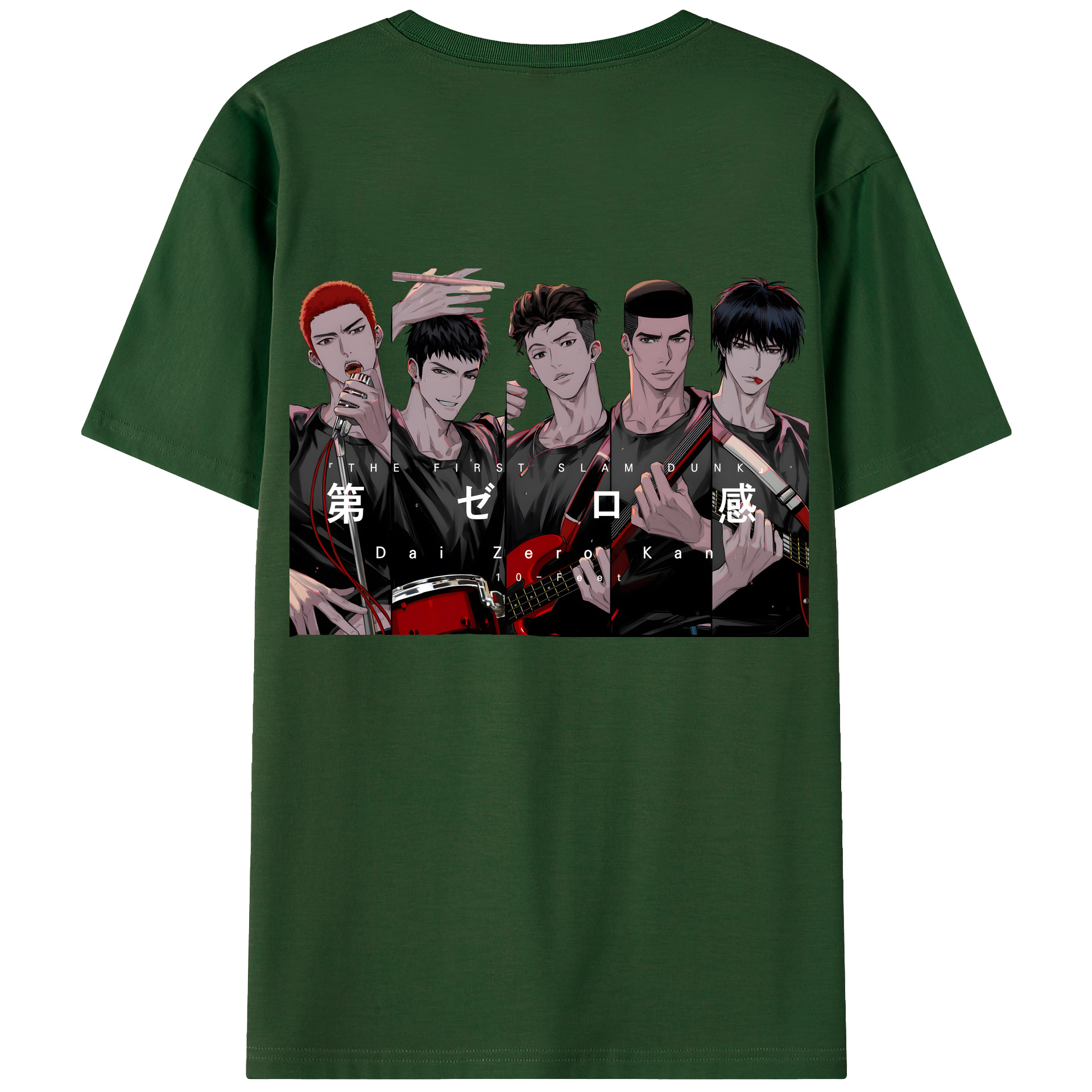 SLAM DUNK／スラムダンク 綿100％半袖Tシャツ（背面プリント）